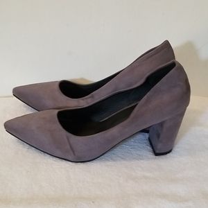 DURABLE LADIES FAUX LEATHER BEAUTIFUL GRAY SHOE